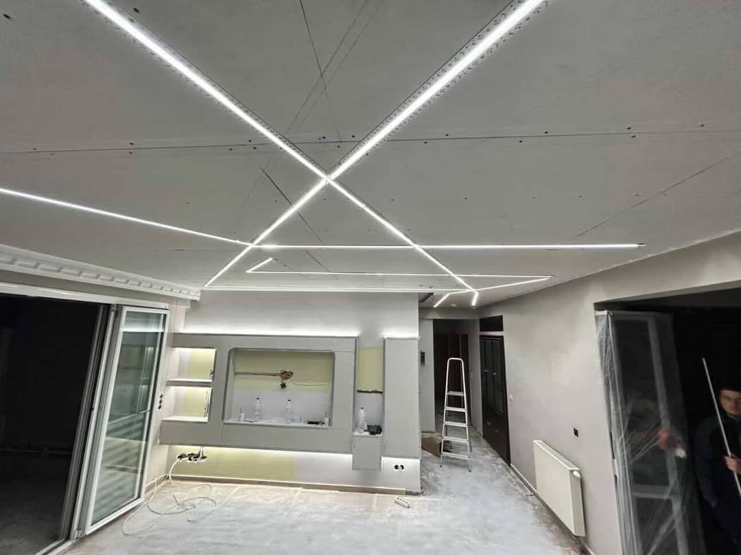 LED οροφή υπό κατασκευή